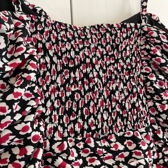 Lush Floral Print Ruched Bodycon Mini Dress - Picture 9 of 10